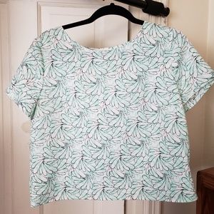 BCNU Crop Top with foldover back